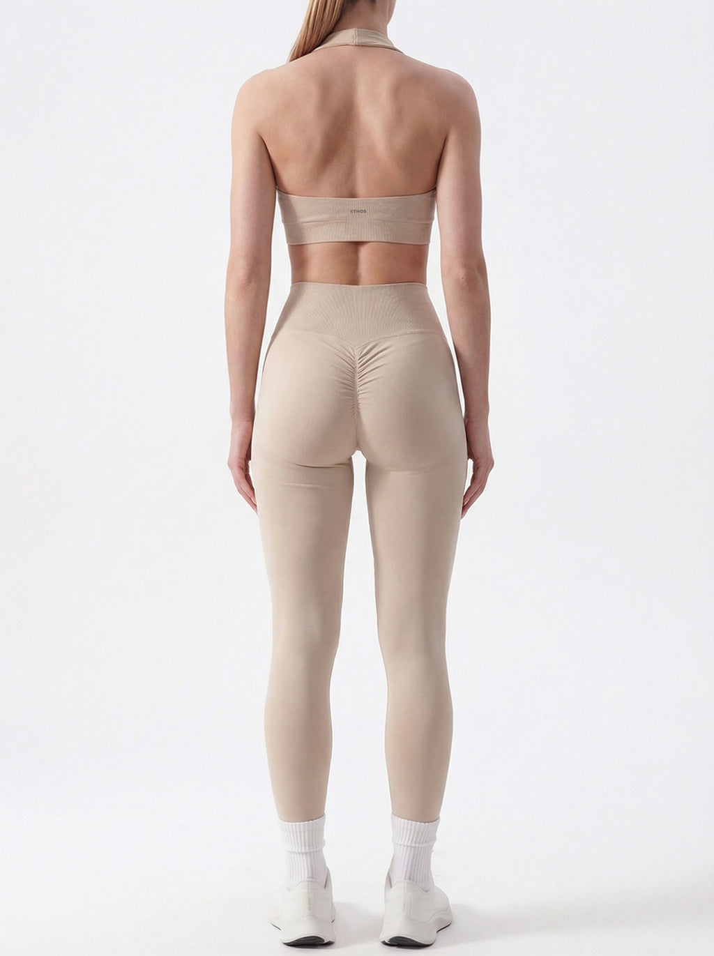 EQUINOX SEAMLESS SPORTS BRA - STONE GREY
