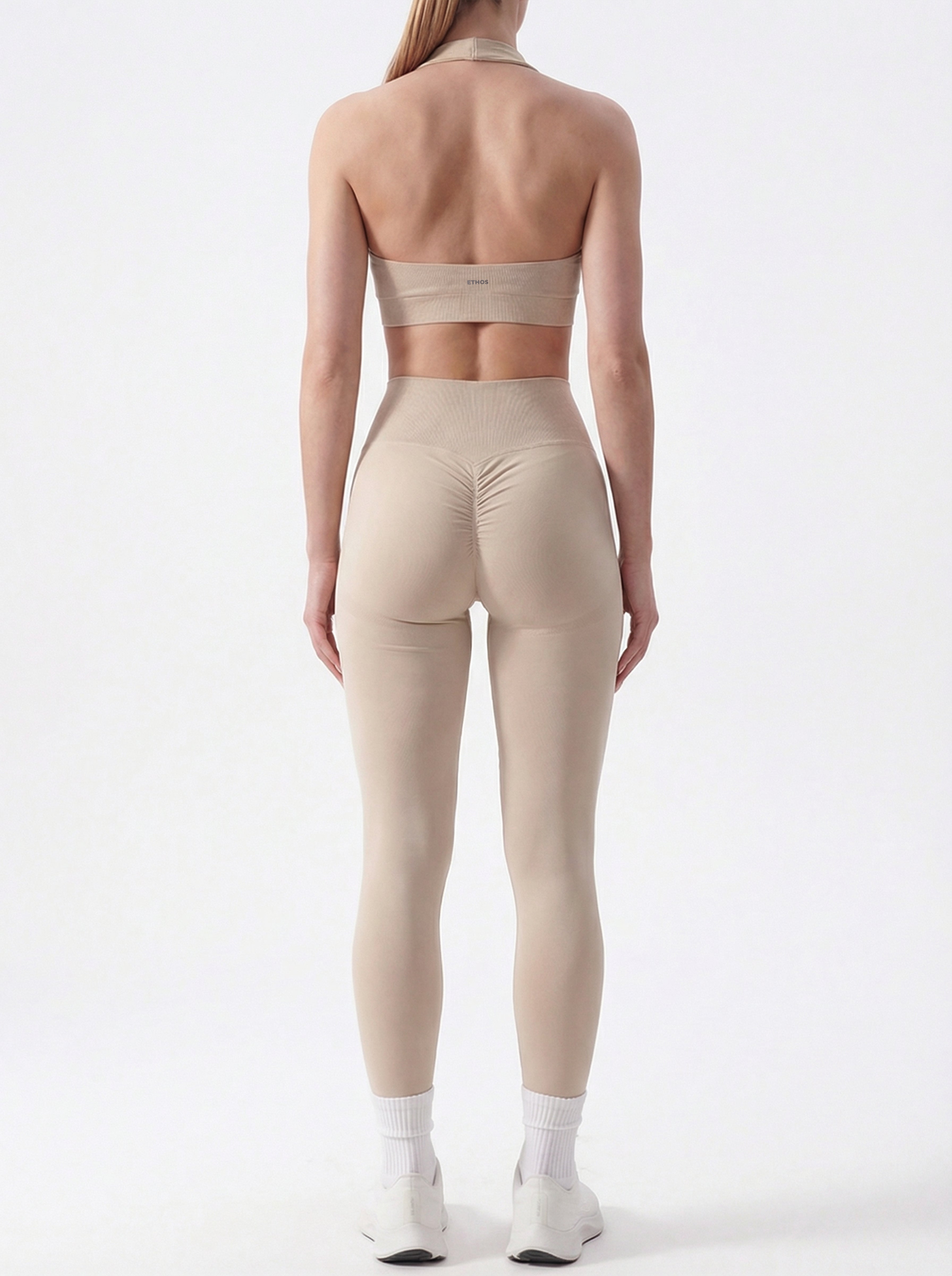EQUINOX SEAMLESS SPORTS BRA - STONE GREY