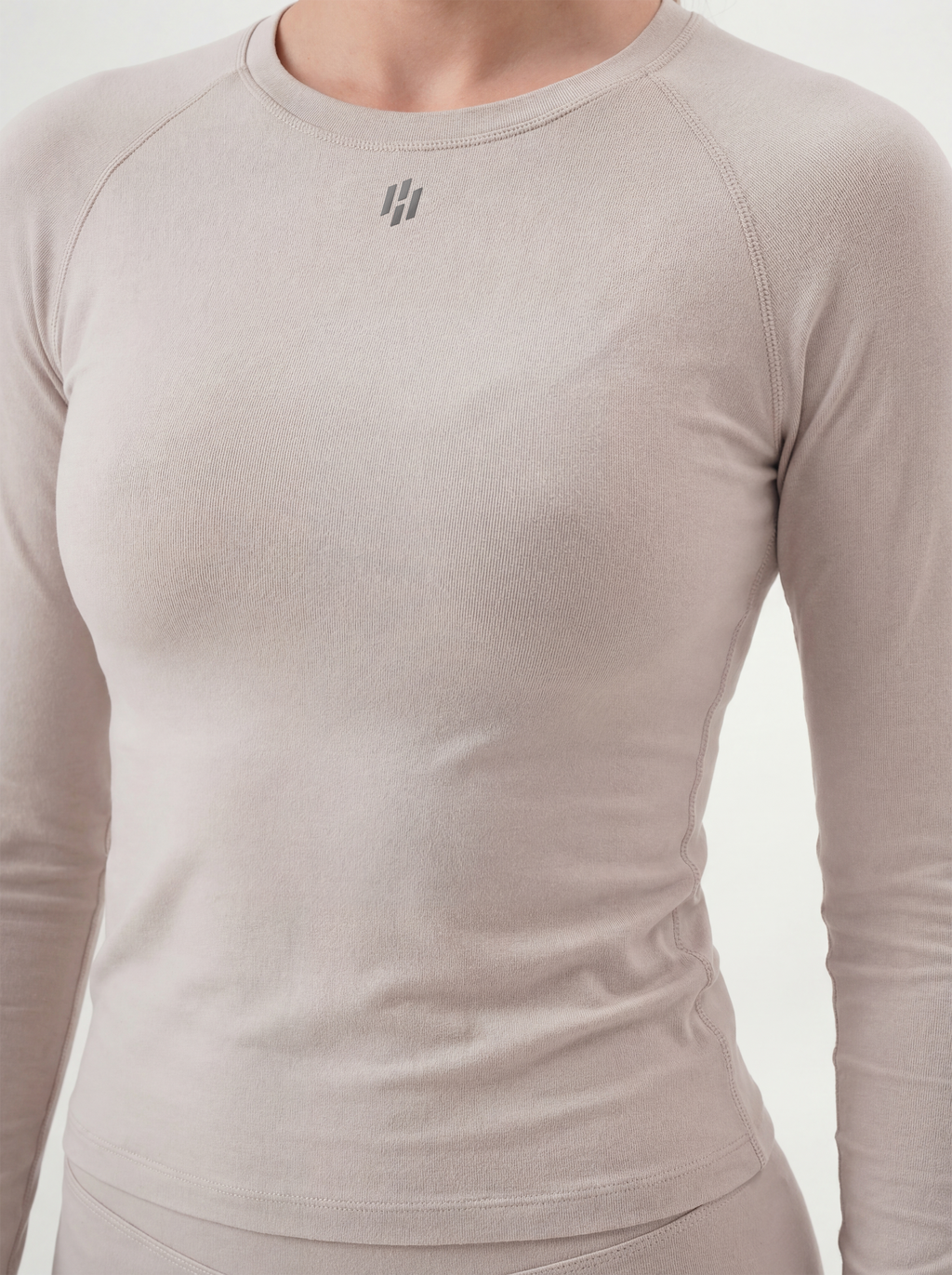 Equinox Fitted Long-Sleeve - Stone Grey