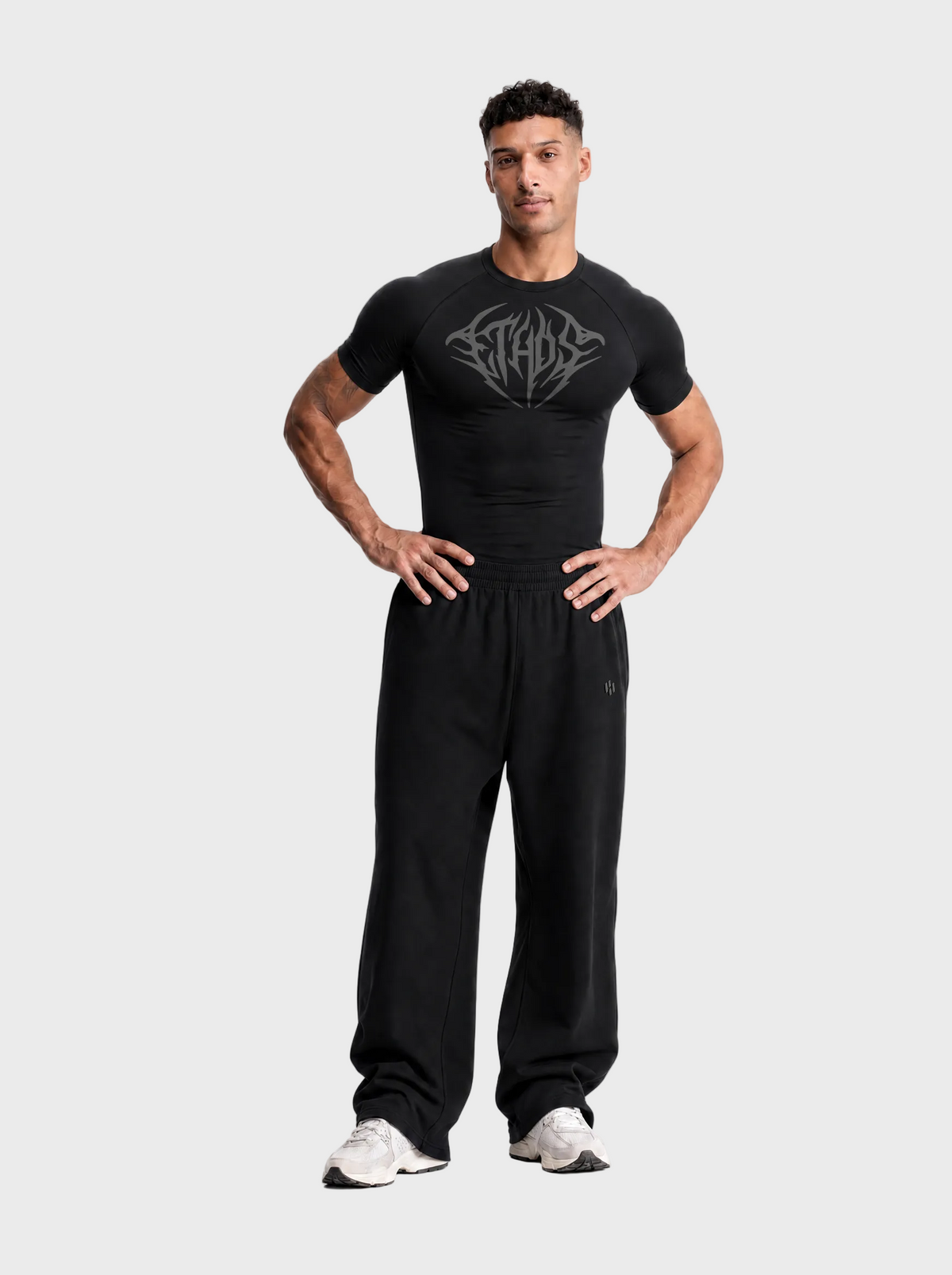 Grey Veins Compression Short Sleeve