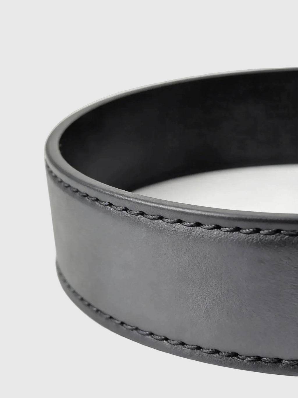 GREY LEATHER LIFTING BELT