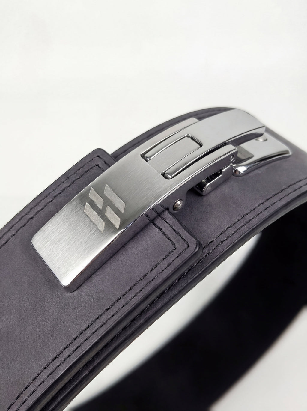 GREY LEATHER LIFTING BELT