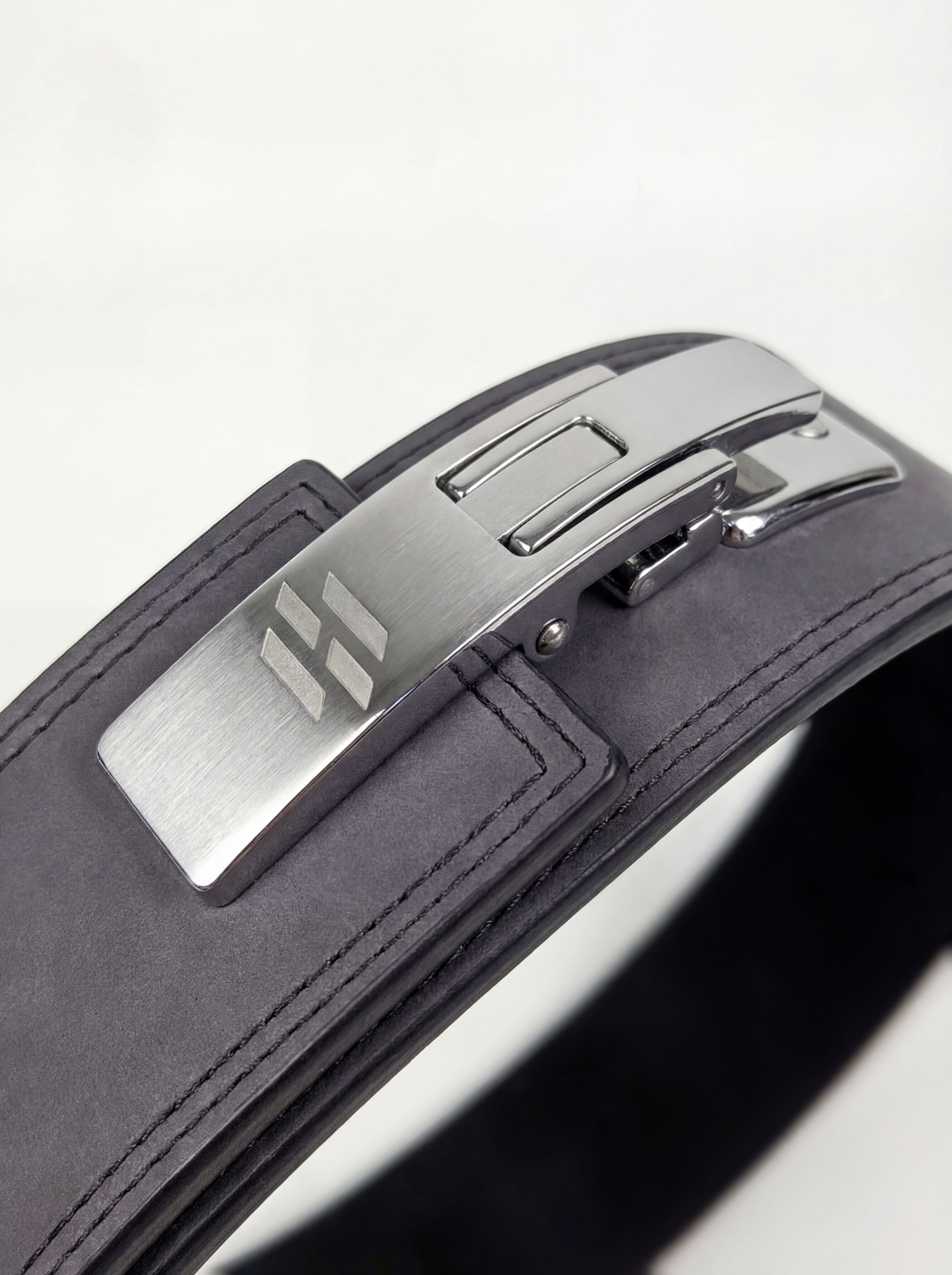 GREY LEATHER LIFTING BELT