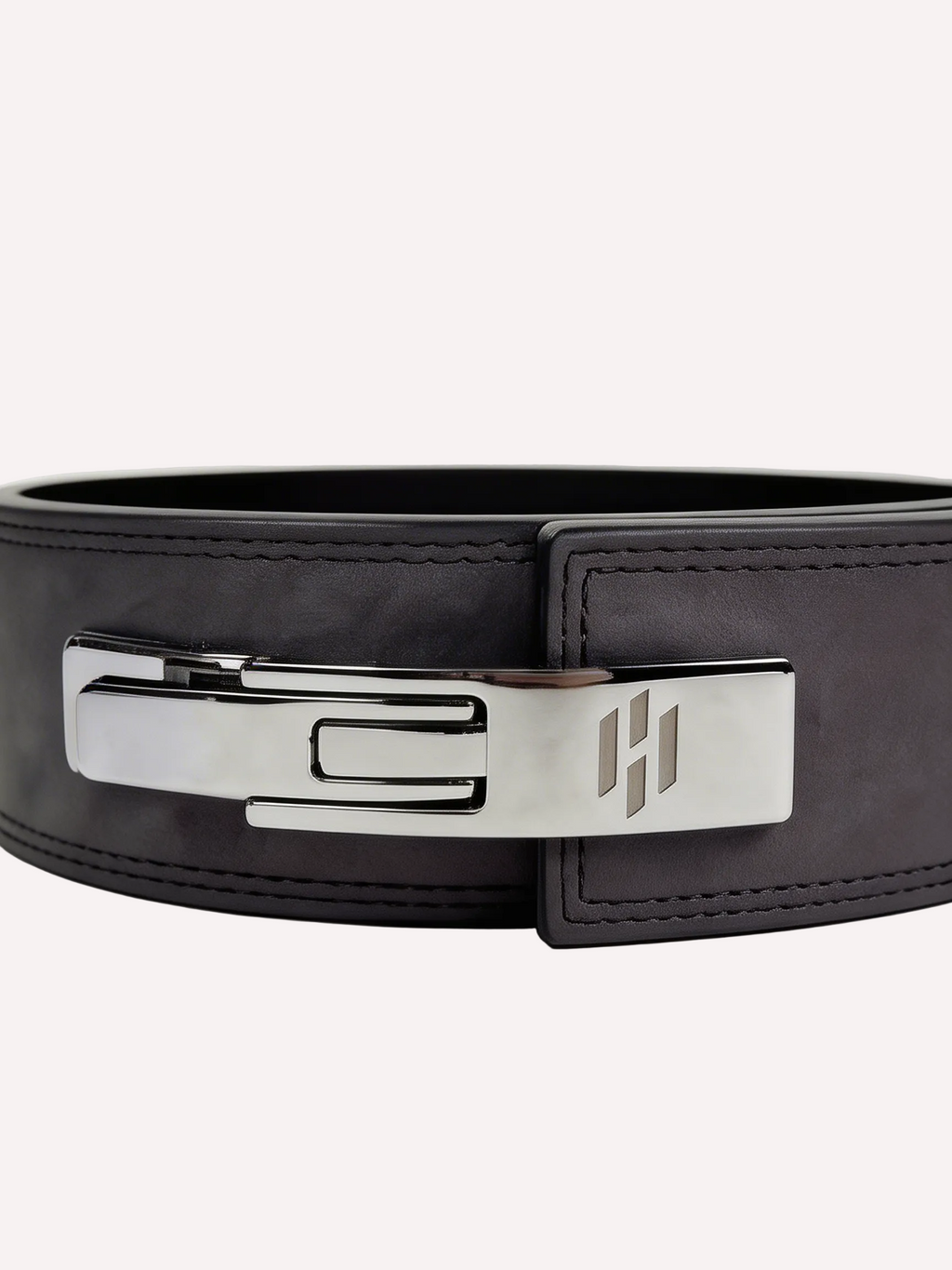 GREY LEATHER LIFTING BELT