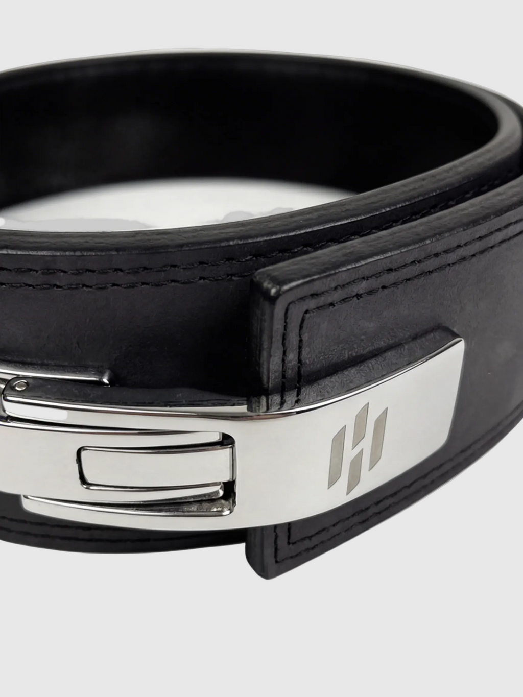 BLACK LEATHER LIFTING BELT