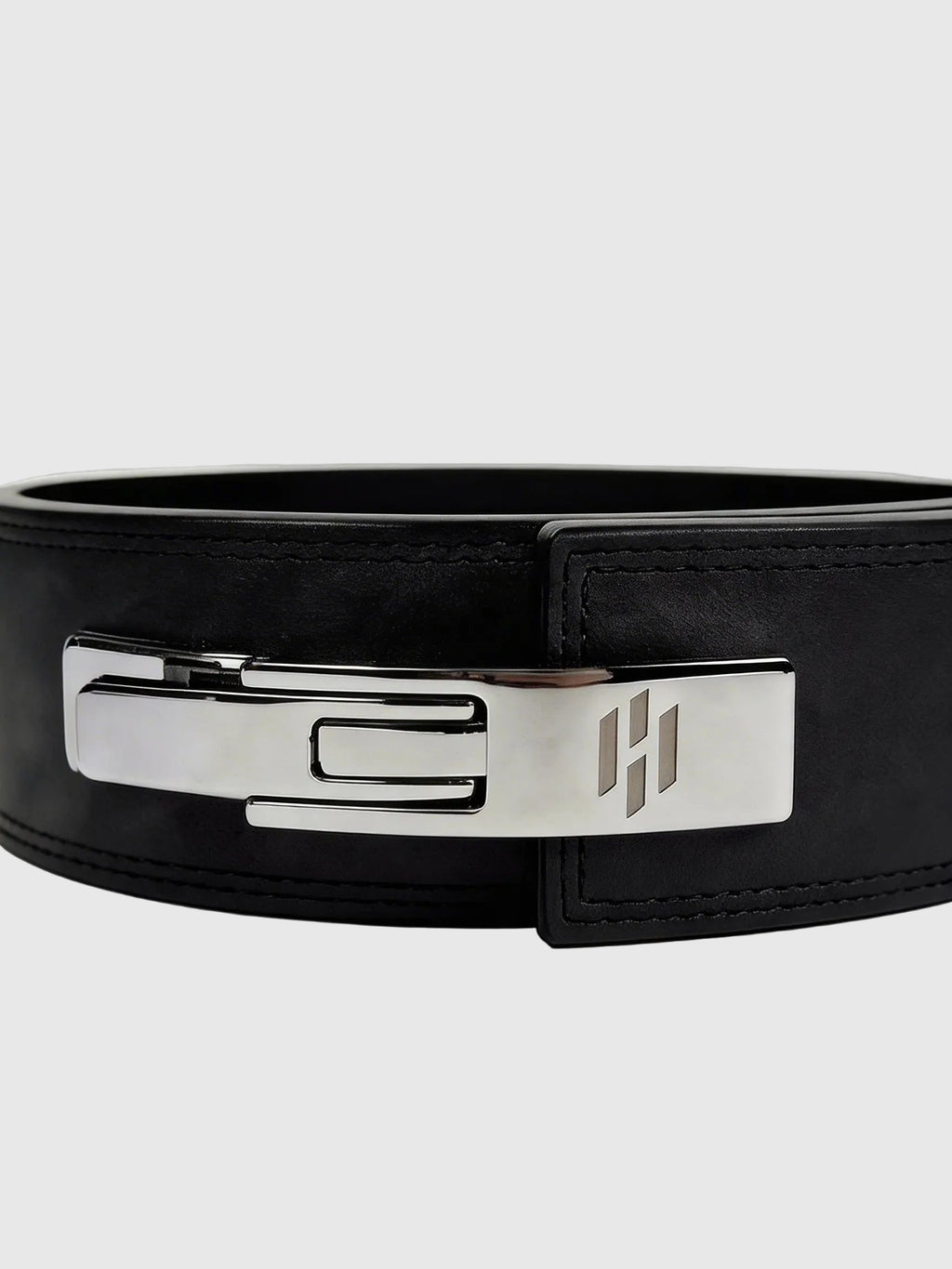 BLACK LEATHER LIFTING BELT