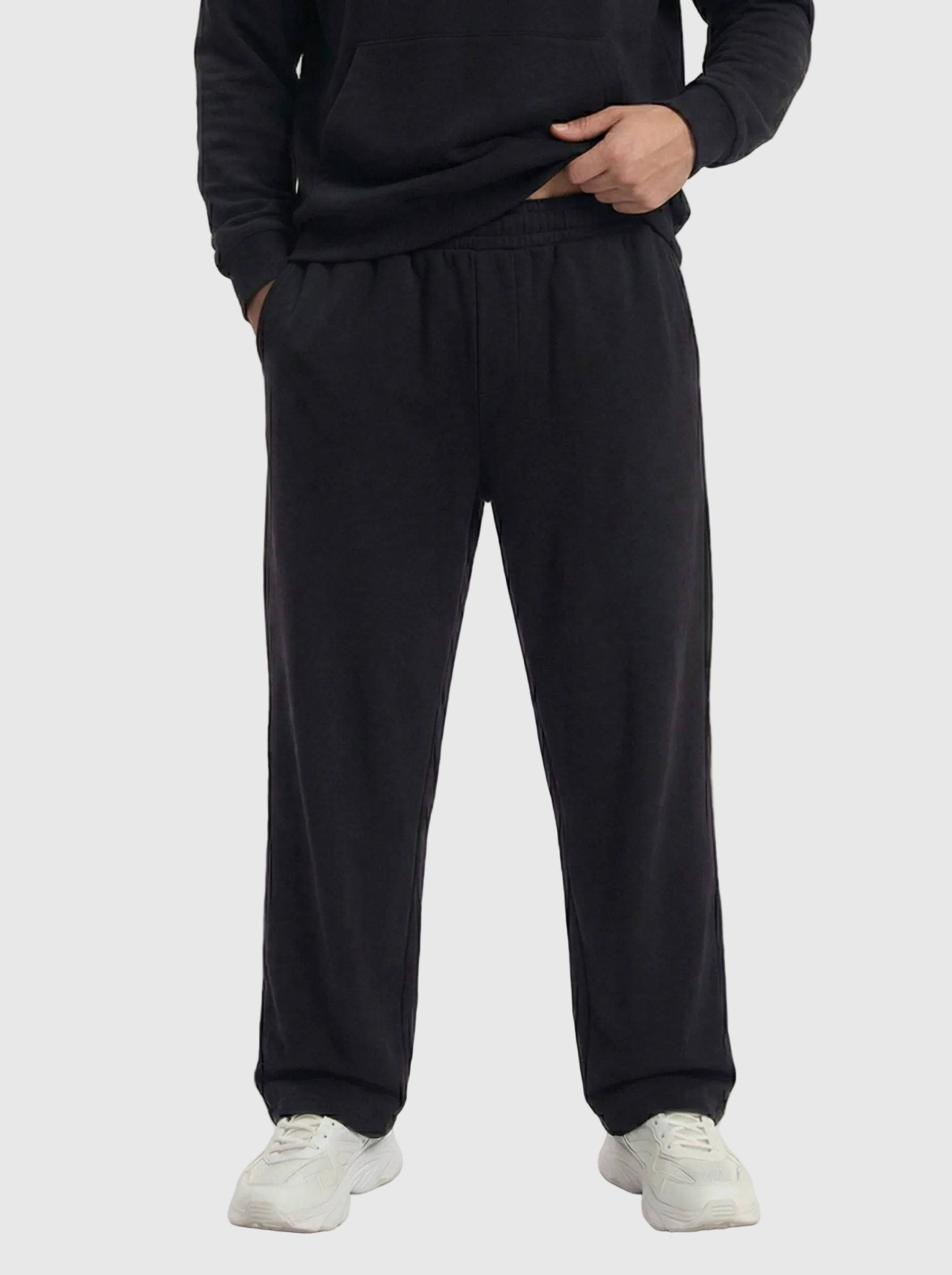 Equinox Baggy-Fit Heavy Cotton Joggers - Black