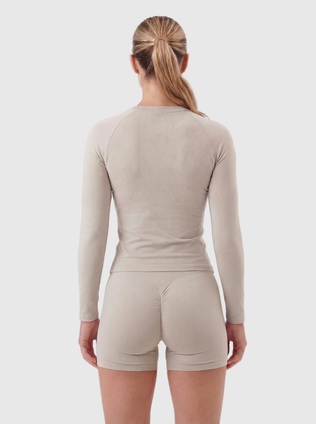Women's Equinox Seamless Shorts - Stone Grey