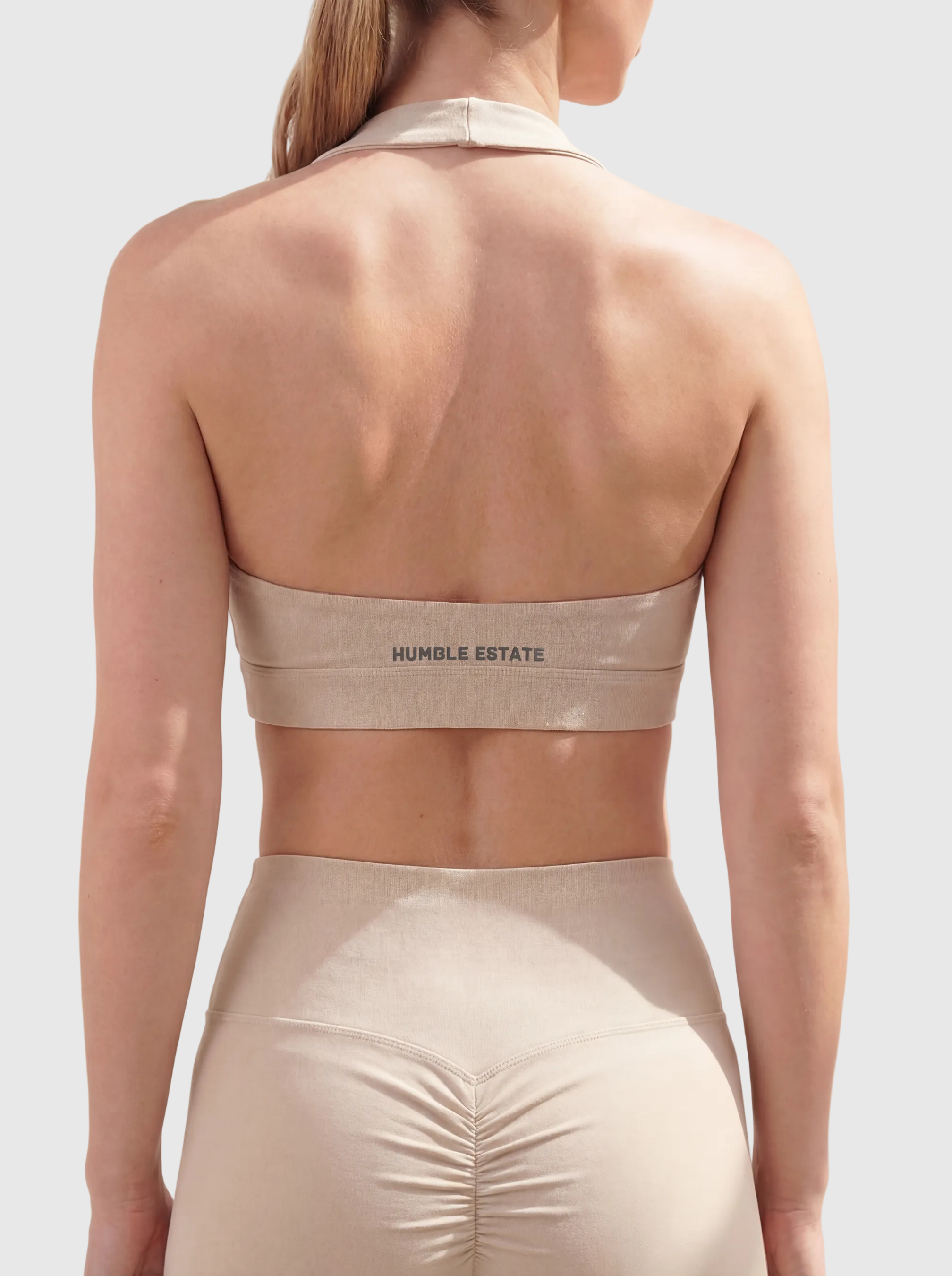 Equinox Seamless Sports Bra - Stone Grey