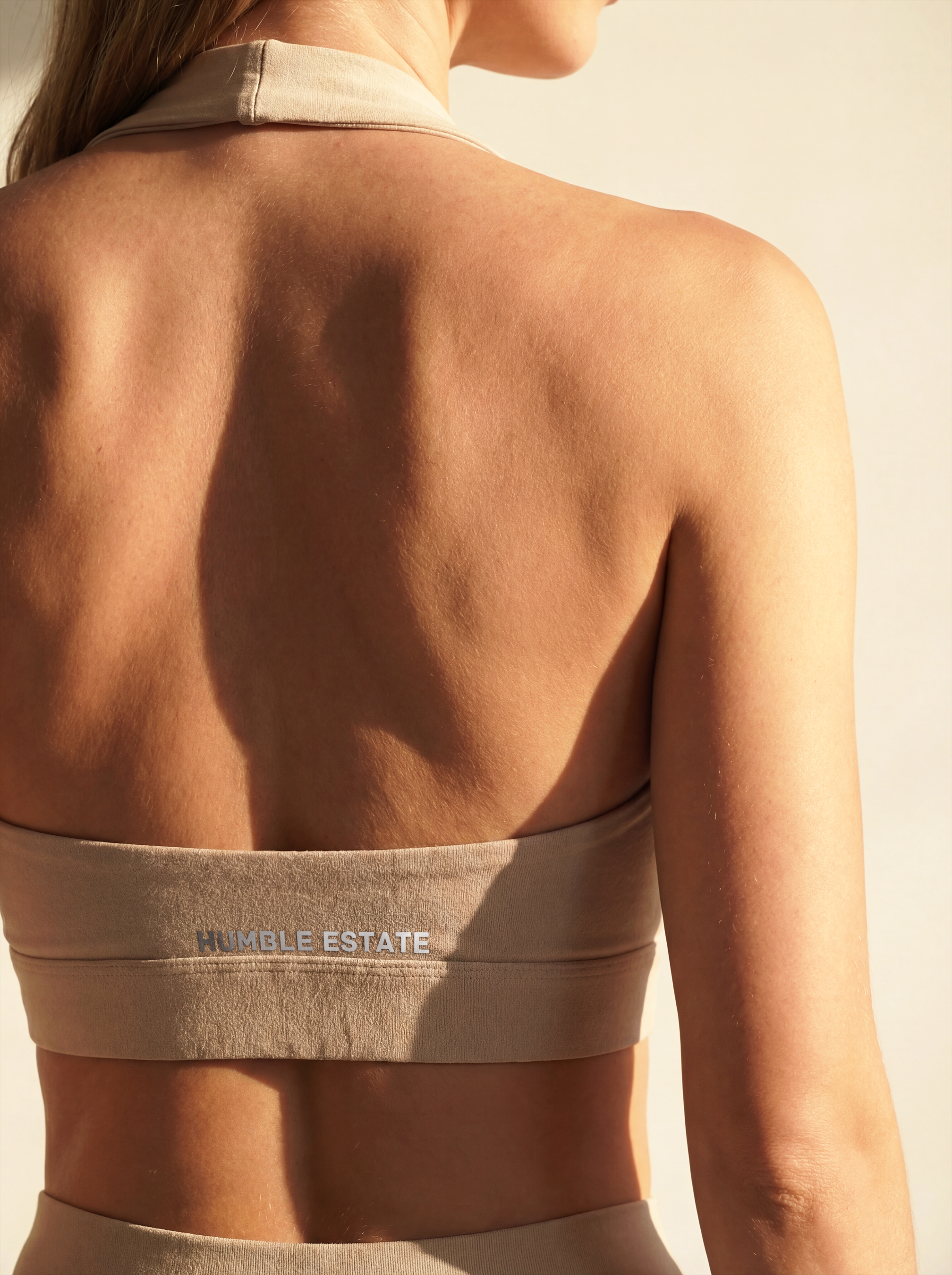 Equinox Seamless Sports Bra - Stone Grey